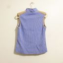 J. McLaughlin  blue quilted vest size small Photo 4