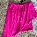 Bebe  Asymmetrical Hot Pink Skirt With Shirts Women’s Size Large New With Tag Photo 1