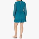 City Chic City‎ Chic Dobby Tiered Blue Mini Dress Womens size 16 Photo 1