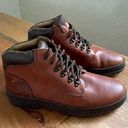 st. john's bay Vintage UNWORN St. John’s Bay Brown Leather Women’s Hiking Boots Made In Italy 8 Photo 0