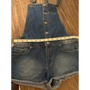 Forever 21  denim shorts overalls jumper button down sz 26 Photo 4