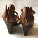 Etienne Aigner Brown Wedges Sandals Photo 4