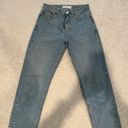 Topshop Raw Hem Straight Leg Jeans Photo 1