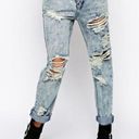 One Teaspoon  Awesome Baggies Jeans in 1966 Distressed Acid Wash Relaxed Fit Photo 0