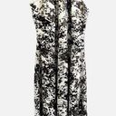 White House | Black Market WHBM  Floral Chiffon Halter Midi Dress Size 6 Cocktail Photo 0