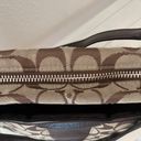 Coach Signature Canvas and Patent Leather Tote Bag Handbag Shoulder Purse Photo 10