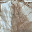 Daisy NWT  Island szXL brown tan cream tie dye summer dress w/tie in back Photo 8