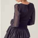 DO+BE Ruched Fitted Black Dress Photo 2