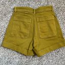 Everlane  Mustard High Waisted Jean Shorts Size 4 Photo 6