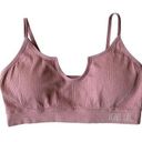 Rae Dunn Love Life women's XL dusty rose padded sports bra adjustable straps Photo 0