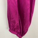 Veronica Beard Sionne Paisley Jacquard Silk Blend Blouse Size 00 Bright Magenta Photo 3