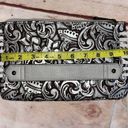 Justin Boots JUSTIN Leather Tooled Silver Clutch Bag with Frimge Photo 7