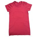 Lululemon Swiftly Tech Short Sleeve Raspberry Shirt Size 6 Photo 1