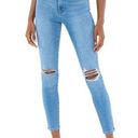 Rolla's Rolla’s East Coast ankle high rise skinny distressed busted knees jeans size 27 Photo 0