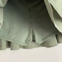 Aerie Offline By  Ruffled Skirt Green Skort Womens Size Small Pull On Athletic Photo 6