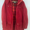 Barbour  Risegate Parka Waterproof Hooded Tartan Lined Coat Photo 0