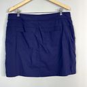 Boston Traders  Skort Womens Large Nylon Blend Purple Navy Active Athletic Casual Photo 3