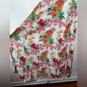 Vix Paula Hermanny  Tropical Floral Pineapple Halter Maxi Dress M/L Coverup Photo 7