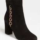 via spiga  Black Suede Cynthia Bootie Size 7 Photo 0