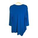 Joseph Ribkoff Blouse Women's Size US 12 UK 14 tunic tiered blue Photo 1