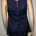 Tommy Hilfiger Tommy Girl Womens Sleeveless Tank Top Size Small Blue Gold Anchor Boat Nautical Photo 1