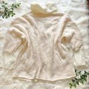 The Moon  & Madison Turtleneck Cream Knit Sweater Small Photo 12