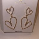 House of Harlow NWT  double heart earrings Photo 0