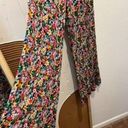 Urban Outfitters UO Lola Bright Colorful Floral Halter Wide Leg Cropped Jumpsuit Photo 10