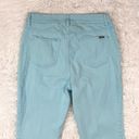 Chico's CHICO’S Women’s So Slimming Girlfriend Crop Mint Blue Denim Jeans 8 Regular (1R) Photo 4