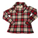 Krass&co Lauren Jeans . Ralph Lauren Red Plaid Holiday Cowl neck Blouse Photo 1