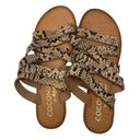 Coconuts by Matisse  Snakeskin Print Leather Strappy Sandals Size 8 Photo 2