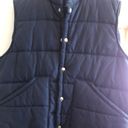 JC Penny  quilted vest blue color size large Photo 3