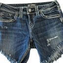 Silver Jeans  Suki distressed Denim Shorts size 28 Photo 0