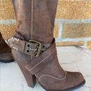 Antik Denim  tall brown suede boots size 8 Photo 1