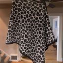 Barefoot Dreams  Cozy Chic Leopard Poncho One Size Photo 0