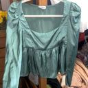 Vestique Long Sleeve Green Top Photo 0