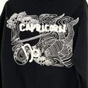 Good American  Capricorn Zodiac Sweatshirt in Black XS NWT Photo 1