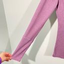 Zyia  Active Purple Lilac Don't Wake Me Up Long Sleeve Thermal Henley Size M NWT Photo 6