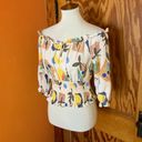 Lush Clothing Lush colorful cold shoulder crop top Photo 6