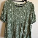 SheIn Green Peplum Top Photo 0