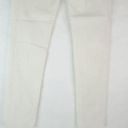 American Eagle  Size 00 Regular White Skinny Jeans Stretch Mom Jean Photo 6