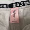 Juicy Couture  Gray Velour Logo Band Track Pants Size Large Photo 4