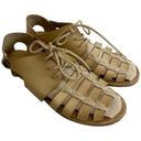 blowfish  Woven Oxford Shoes Sandals Loafers Tan 8.5 Boho Chic Bohemian Flats Photo 0