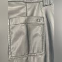 American Eagle  Stretch High-Waisted Vegan Leather Straight Cargo Pant Size 10 Photo 2