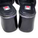 Tommy Hilfiger Vintage  Black Leather Y2K Chunky Mules Photo 3