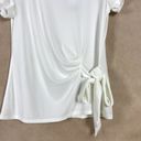 Premise  Women's Stretch Crepe Short Sleeve Side Wrap Top NWT MEDIUM Photo 1