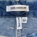 Good American  Good Flare Raw Hem Light Wash Denim Jeans Photo 10