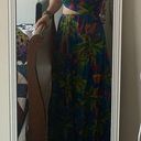 Farm Rio Sunny Day One-shoulder Cutout Printed Maxi Dress, Size Medium Photo 1