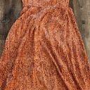 l*space L* Chloe Dress in Wild Bunch Orange Size Small One Shoulder NWT Faux Wrap Photo 7