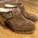 Veronica Beard  Dacey Clog  chestnut new without box sz 8.5 Photo 7